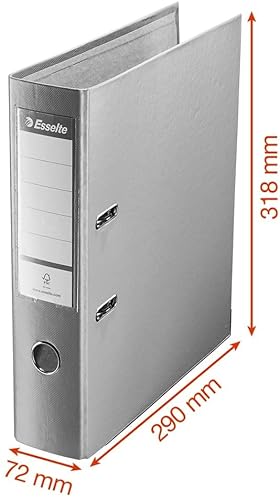 Thumbnail 2 de Esselte 624292 Archivador con anillas de 550 hojas, rojo 75 mm