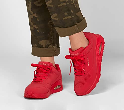 Thumbnail 1 de Skechers Femme Uno Stand Air Fashion - Sneakers en synthetic leather Rouge, 39 EU