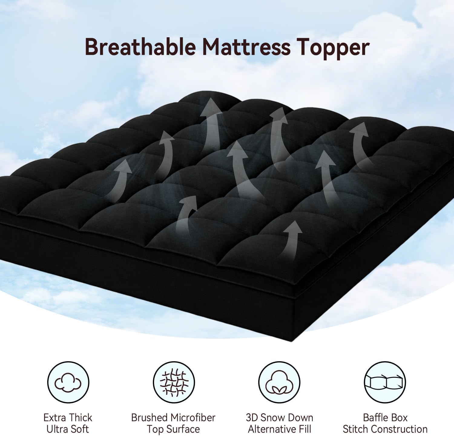 Detalle 2 de ABENE King Mattress Topper