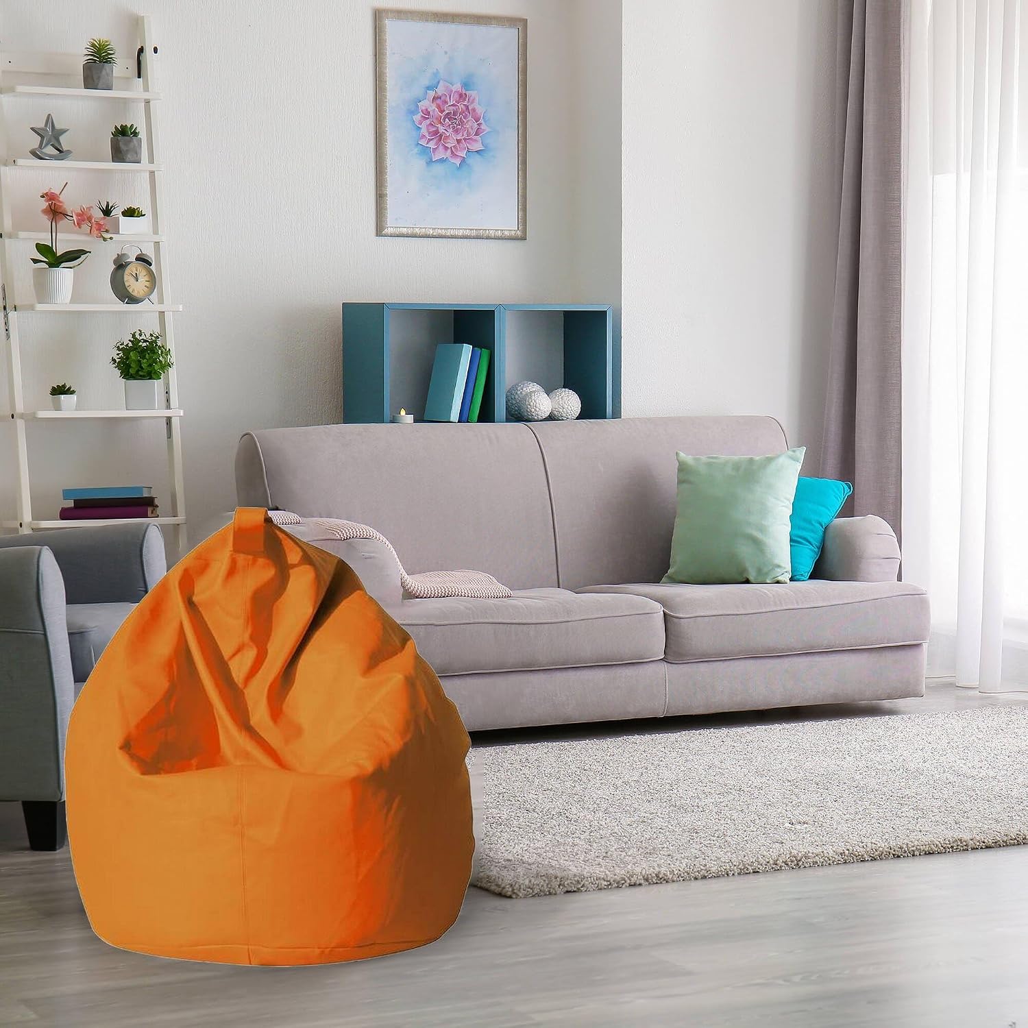 Dmora Pouf Poltrona a Sacco 60×50×80 cm 🛋