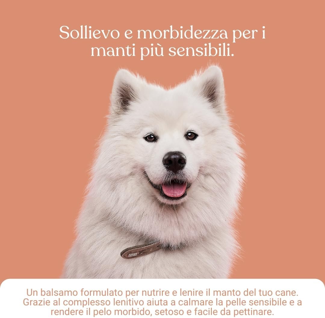 Detalle de Bau Balsamo Cane Pelo Sensibile e Pelle Delicata: lenitivo, idratante e districante