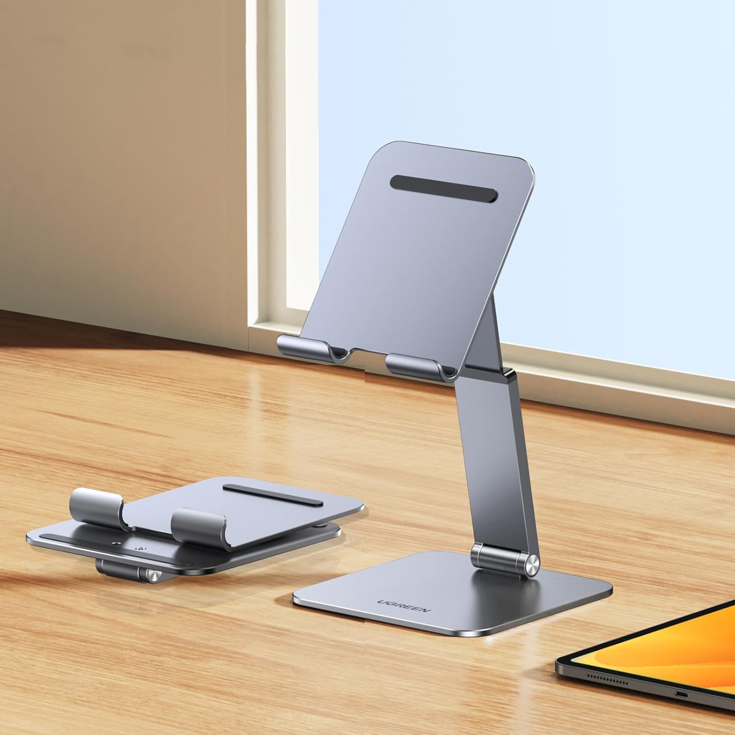 Thumbnail 1 de UGREEN Tablet Ständer höhenverstellbar aus Aluminium (19,5 cm), für Tablets bis 12,9 Zoll