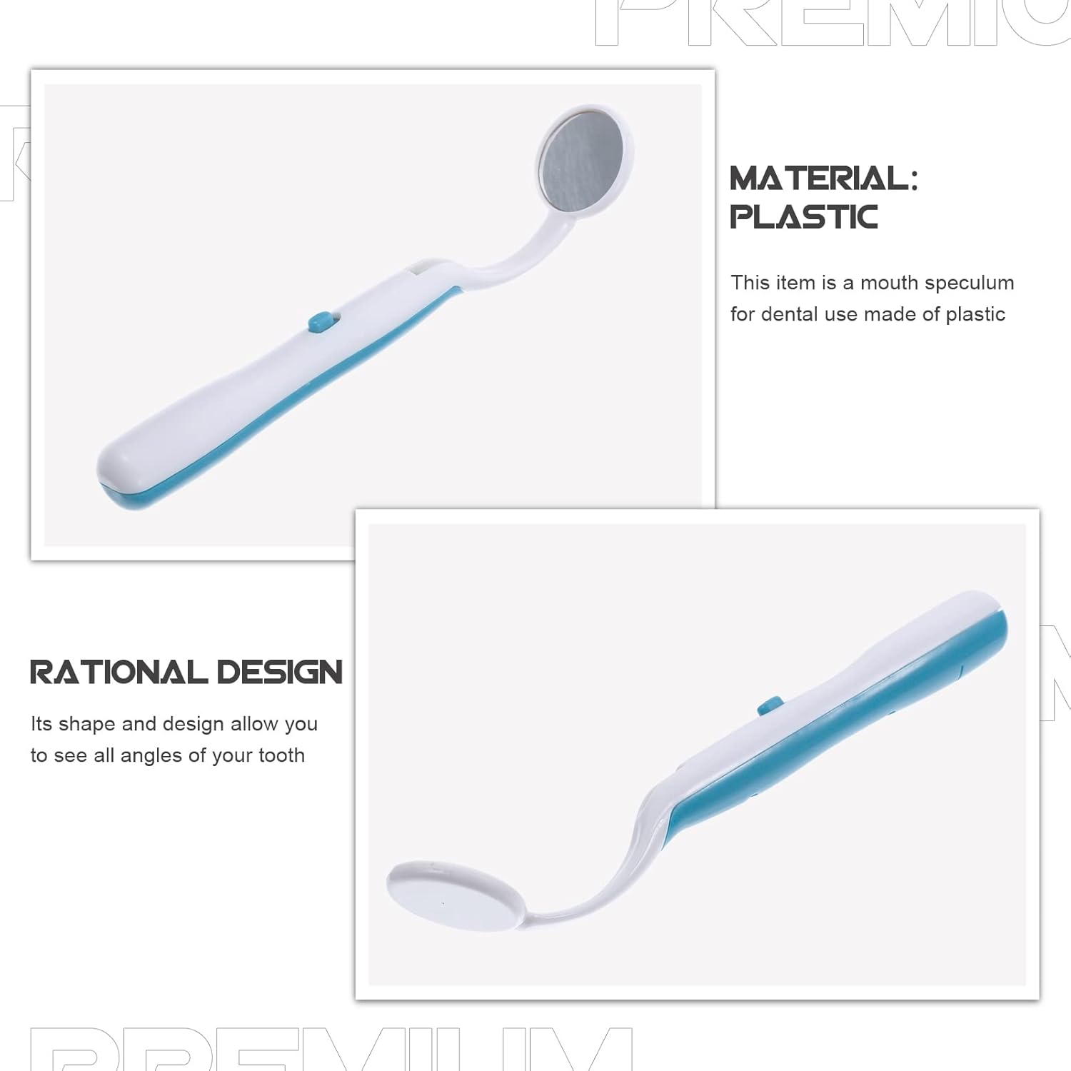 Thumbnail 4 de MILISTEN LED-Mundspiegel (2er-Set) mit Anti-Beschlag für Zahninspektion, Make-up und Pflege