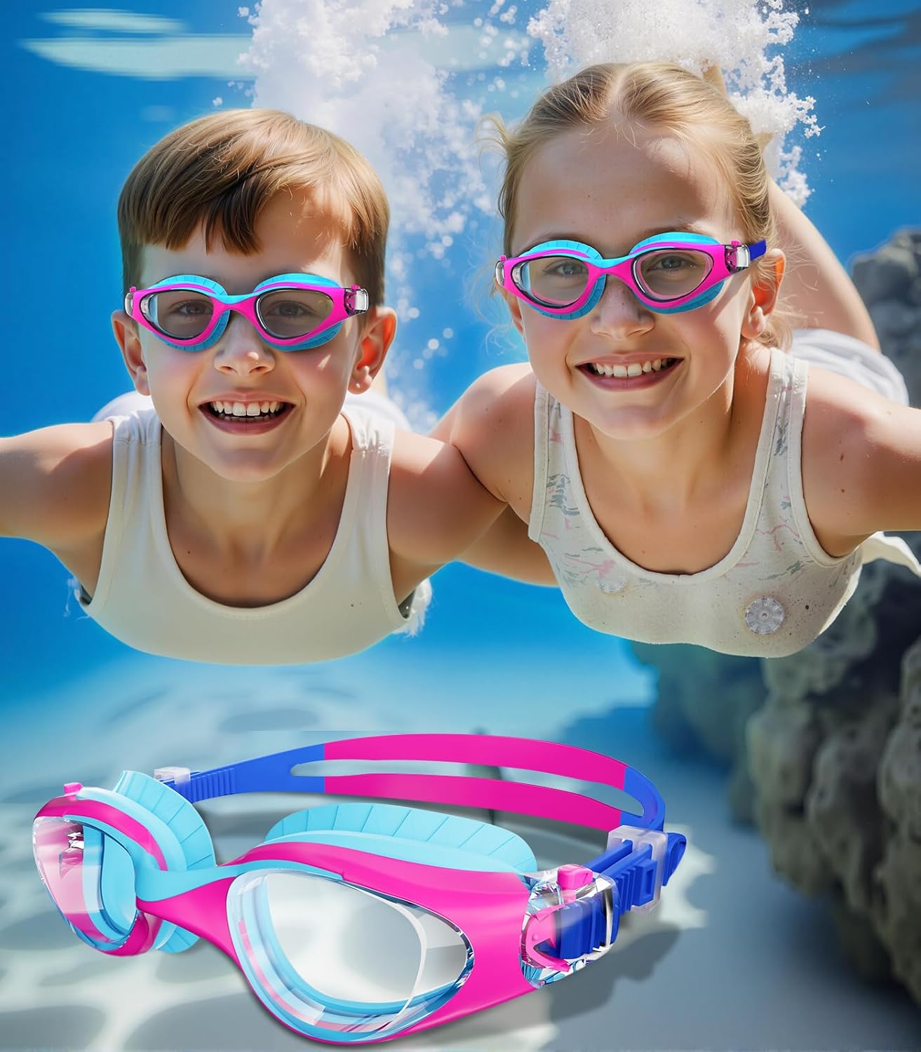 Thumbnail 6 de HIGAHY Kinder-Schwimmbrille mit UV-Schutz und Anti-Fog – für Jungen und Mädchen 6–14 Jahre