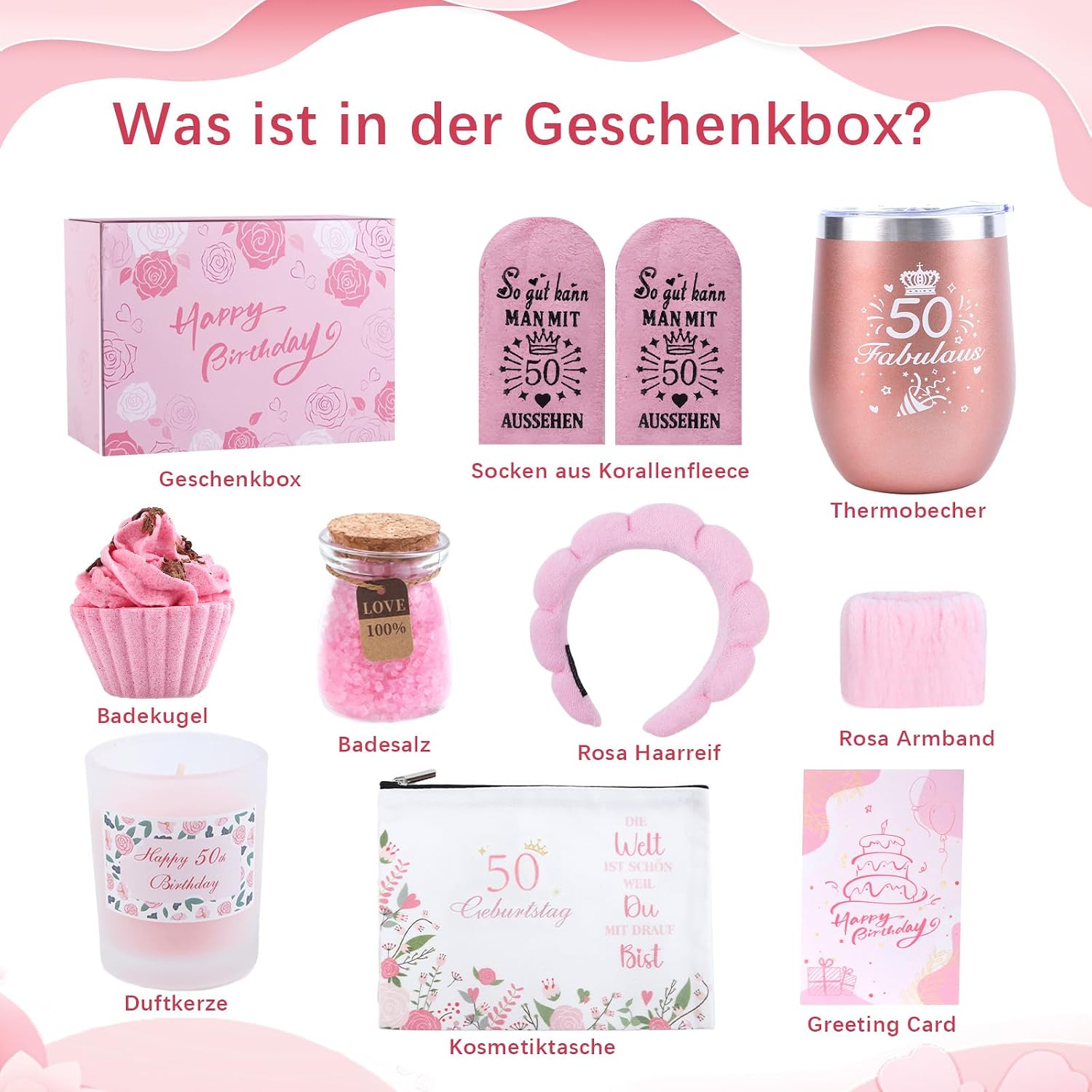 Detalle 2 de Belillpipi Geschenkset zum 50. Geburtstag
