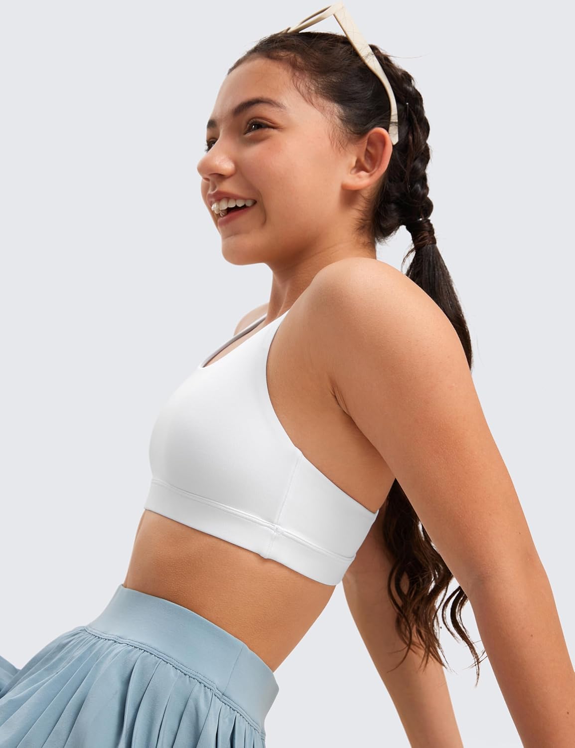 Thumbnail 4 de CRZ YOGA Ragazze Butterluxe Criss Croce Reggiseno Sportivo Yoga per Adolescenti