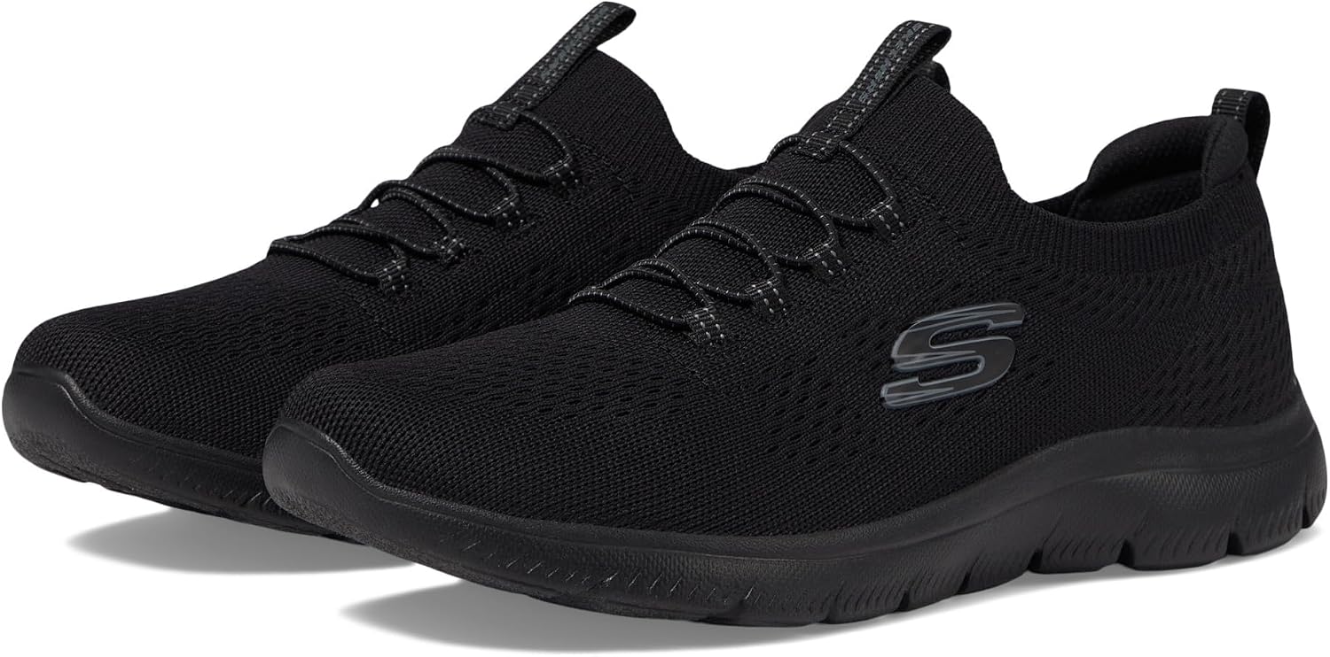 Detalle de Skechers Damen Summits 12980 Sneaker – leicht, flexibel und mit dämpfender Sohle