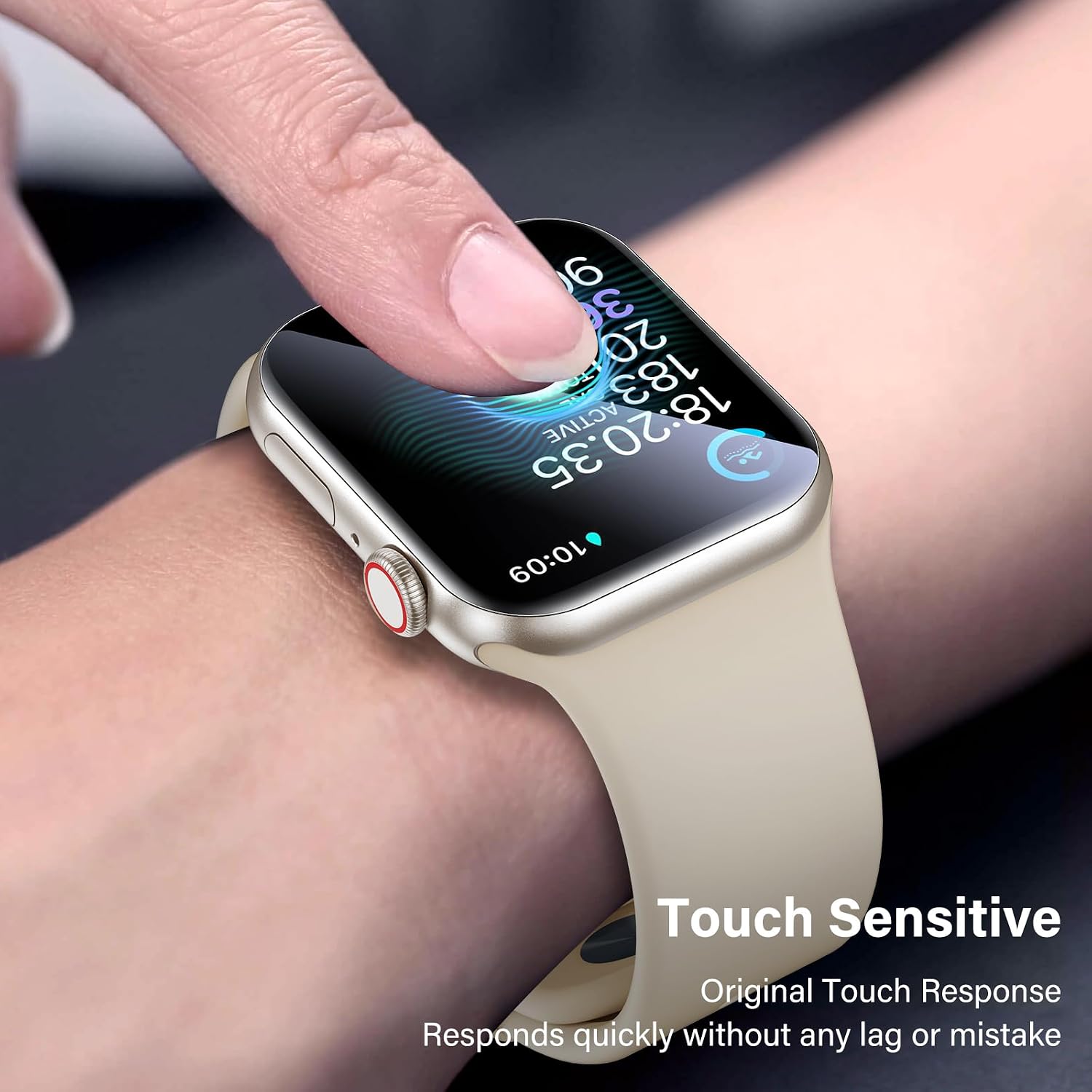 Detalle 2 de UniqueMe Apple Watch Screen Protector 44mm 2 Pack