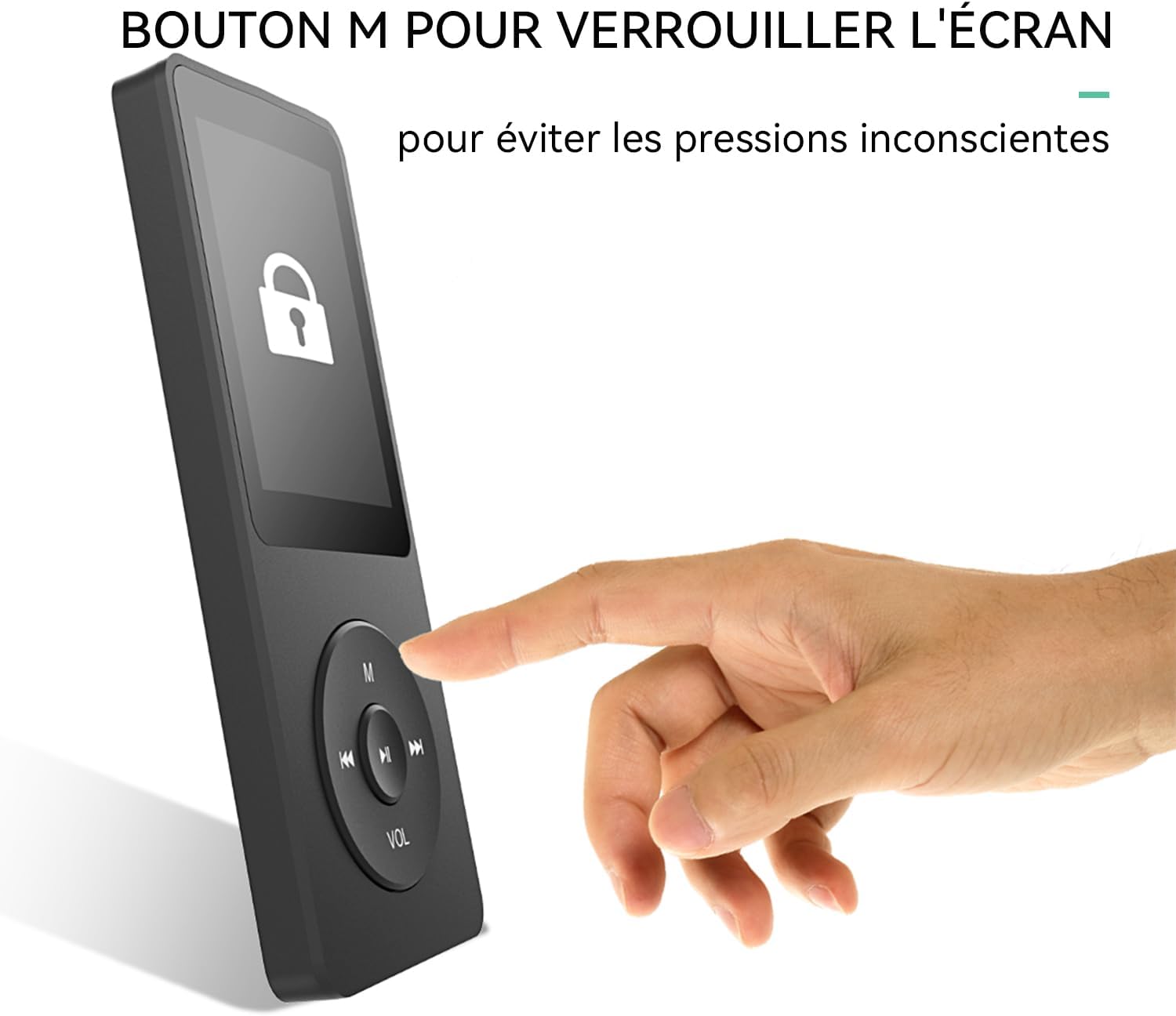 Thumbnail 6 de AGPTEK A02XT MP3-speler, 32 GB, Bluetooth 5.3 en lcd-scherm van 1,8 inch