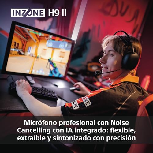 Thumbnail 6 de Sony INZONE H9 II: Auriculares gaming inalámbricos con cancelación de ruido y micrófono extraíble (Fnatic Edition)