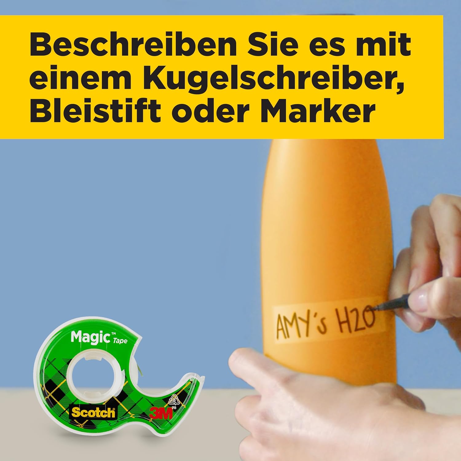 Thumbnail 3 de Scotch Magic unsichtbares Klebeband (3 Rollen) 19 mm x 25 m inkl. Handabroller gratis – zum Reparieren, Etikettieren & Versiegeln