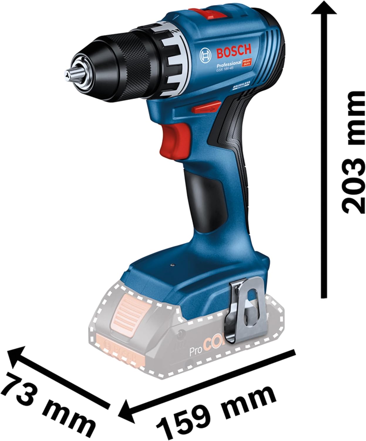 Thumbnail 1 de Bosch GSR 18V-45 perceuse-visseuse 45 Nm