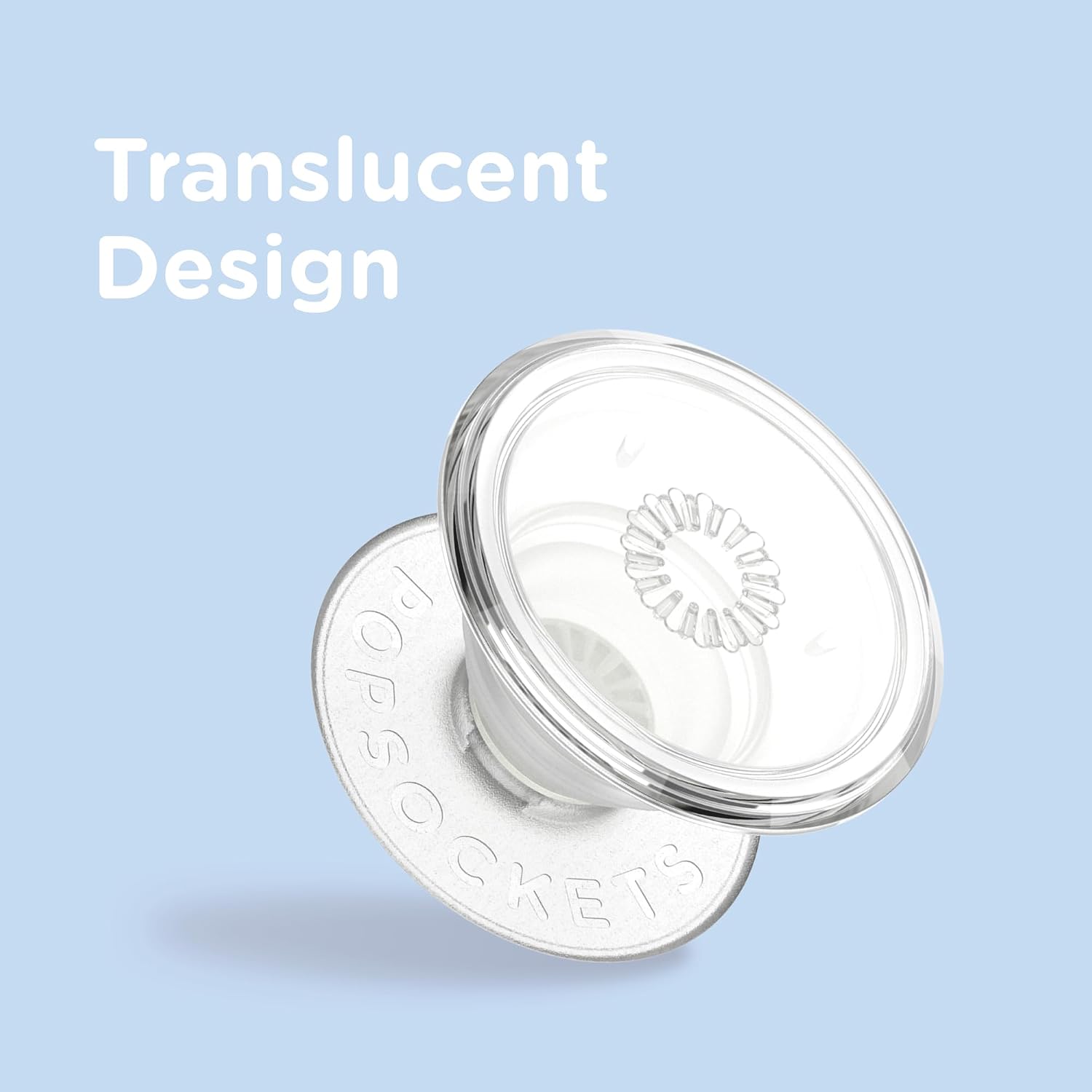 Detalle de PopSockets PopGrip Clear 805136 スマホグリップ・スタンド 透明デザイン