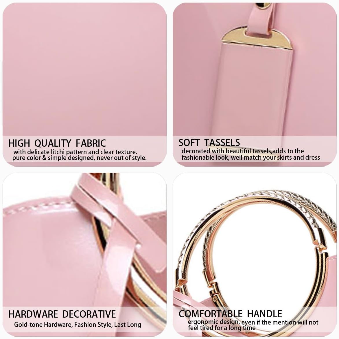 Thumbnail 5 de DEERWORD Donna Borse a Mano Borsa a Spalla Elegant… 5376: design femminile e antifurto in PU