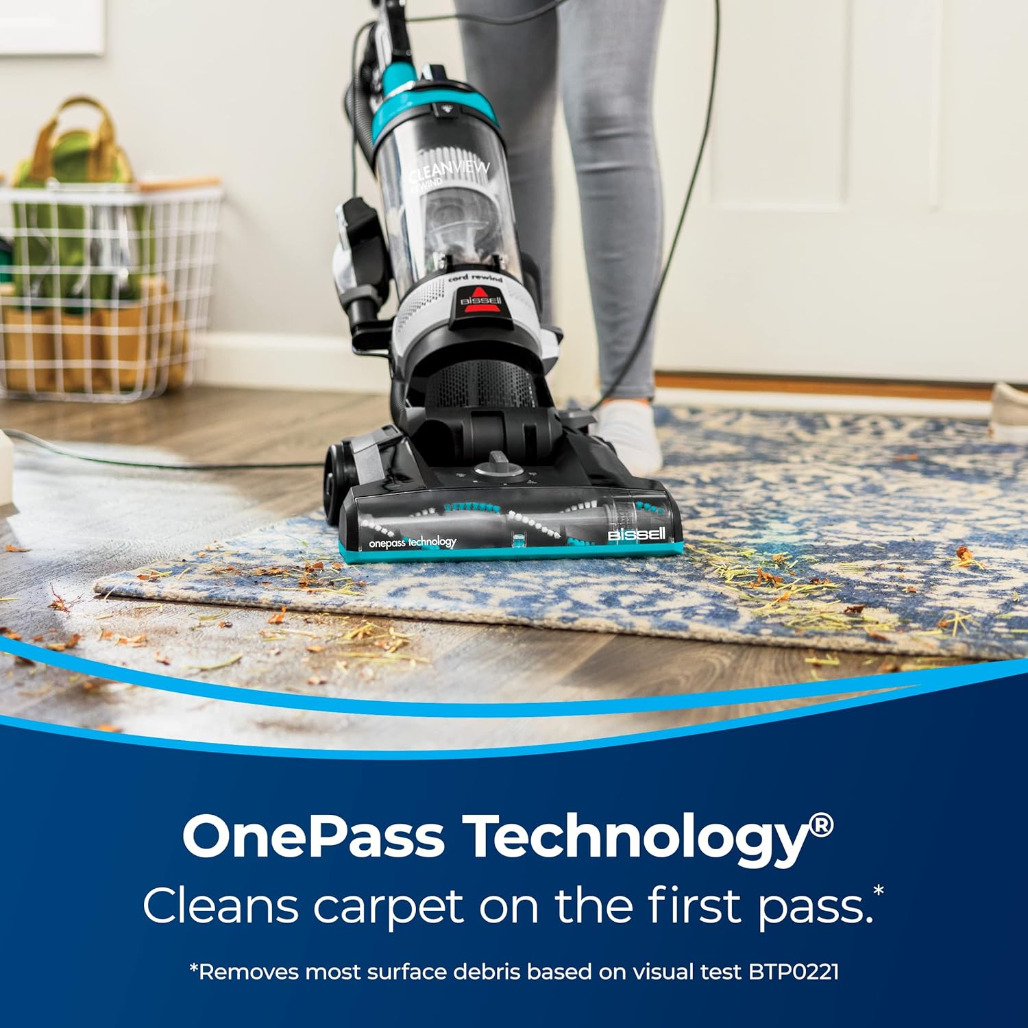 Detalle de Bissell CleanView Rewind Pet Bagless Vacuum 3534