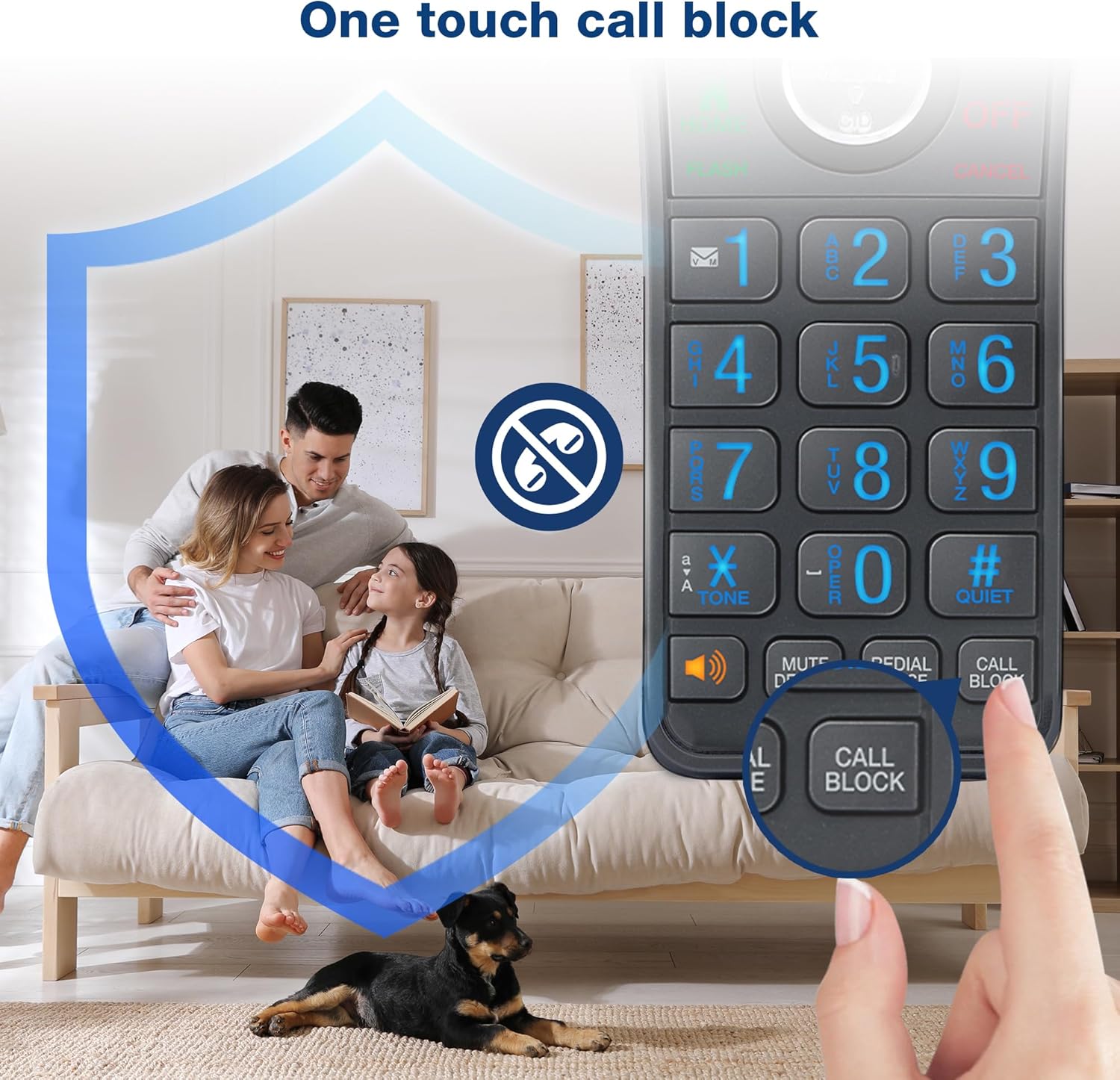 Detalle de VTech IS8128-51 2300 ft 5-Handset Cordless Phone ๐