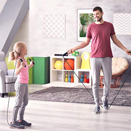 Thumbnail 6 de Loocio Jump Rope with Ball Bearings: Tangle-Free, Adjustable Speed Rope for All Ages