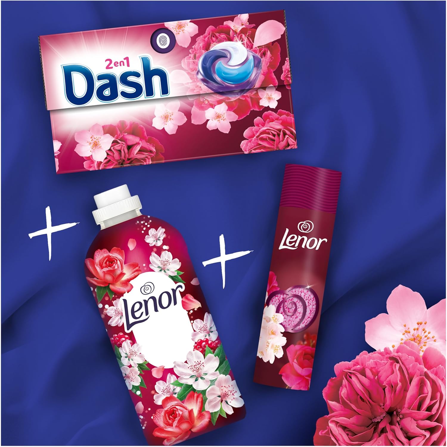 Thumbnail 5 de Dash 2en1 PODS en capsules lessive – Jasmin & Rose de Mai, 38 lavages (avec adoucissant Lenor)