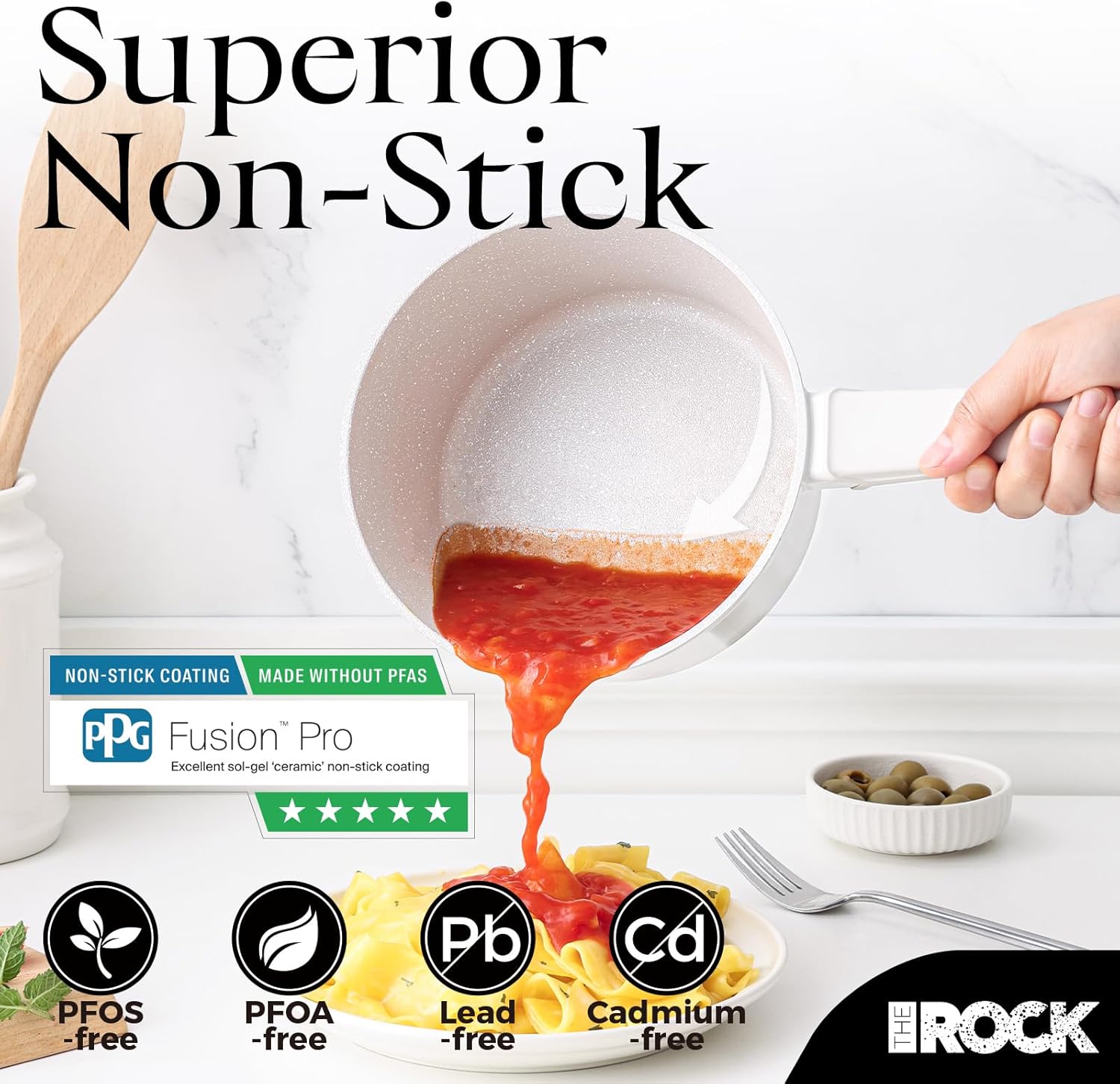 Detalle 2 de THE ROCK SOHO 1.9 Quart Saucepan 🍲
