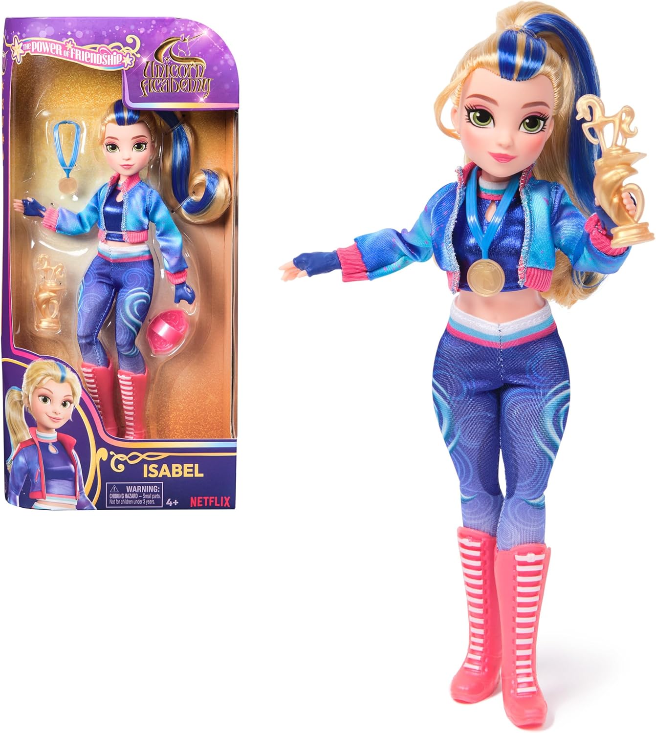Detalle de Unicorn Academy Isabel Doll 9.5" fashion set