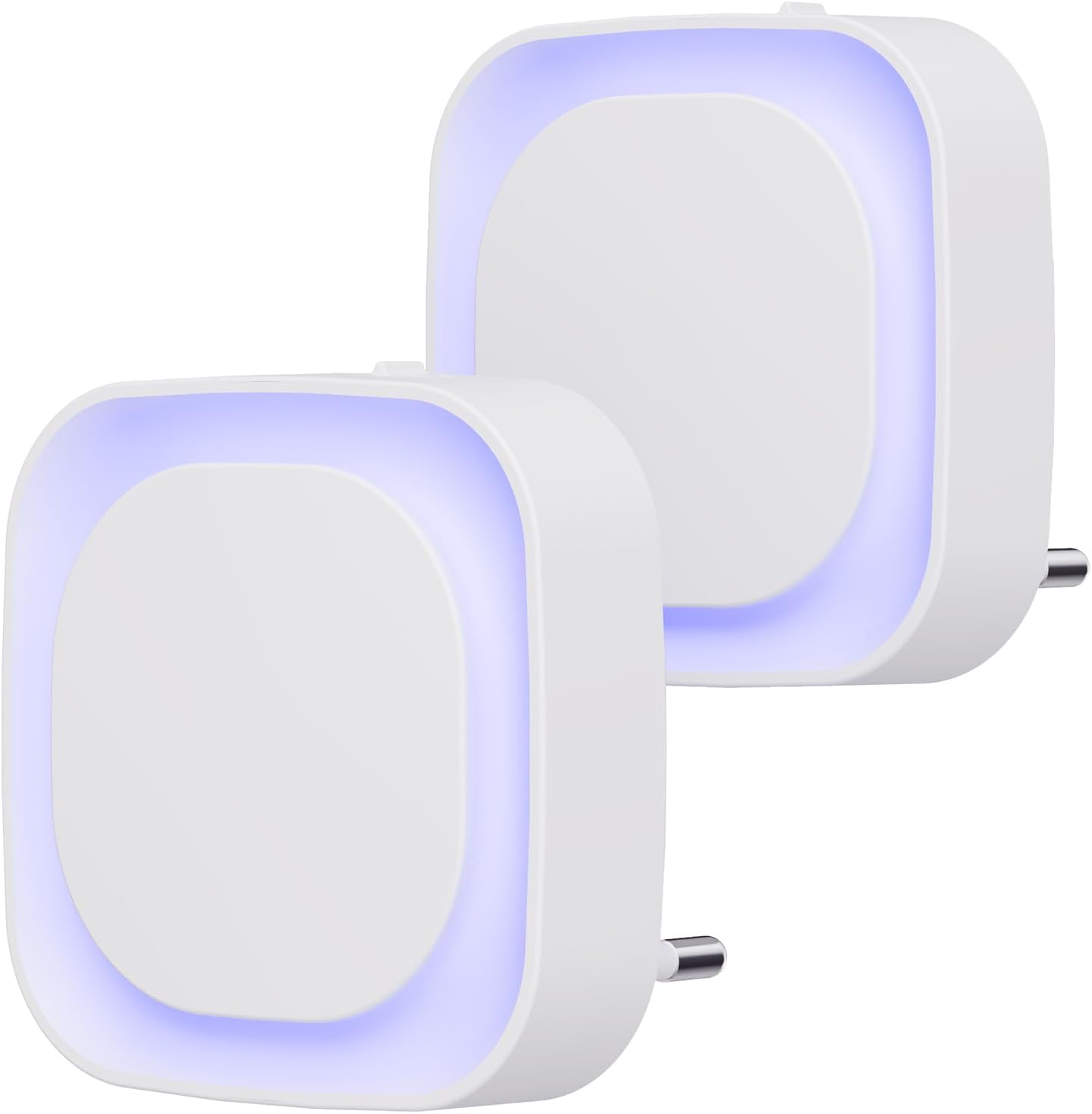 Thumbnail 4 de YUNLEX 2er Set Nachtlicht-Steckdose mit Dämmerungssensor, dimmbar – warmes Bernsteinlicht fürs Kinderzimmer