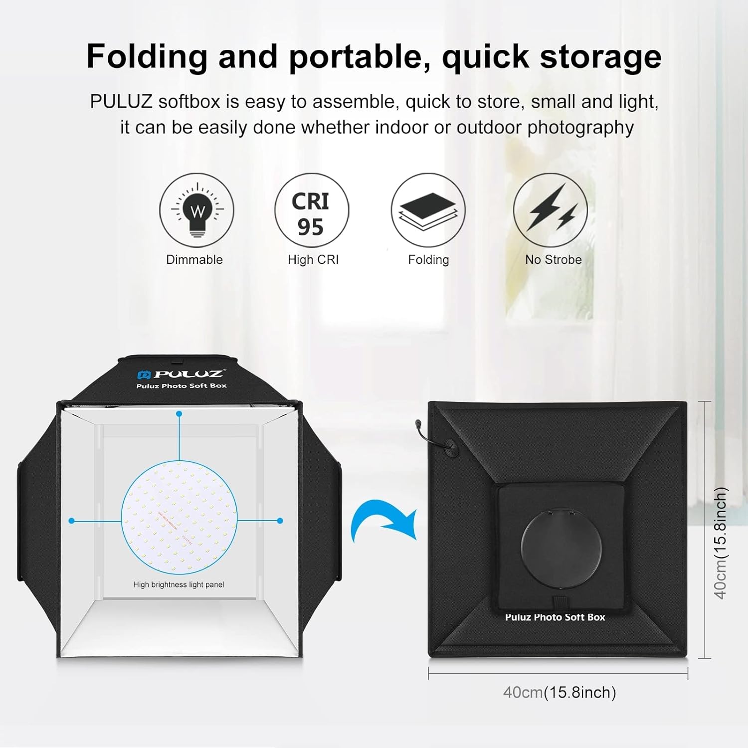 Thumbnail 6 de PULUZ 40cm Photography Studio Light Box