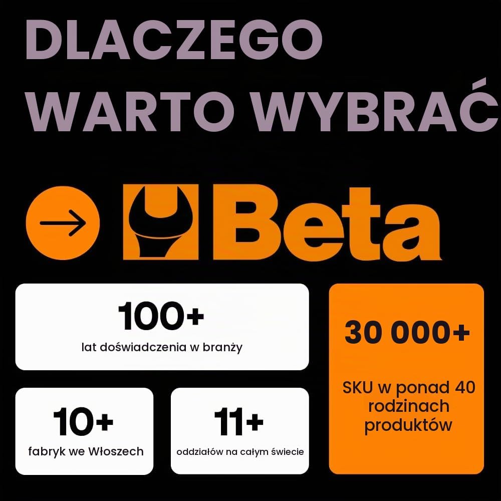 Detalle 2 de Beta 970791 97 TTX/D6-6 klucze Torx z uchwytami, T10–T40, 6 sztuk
