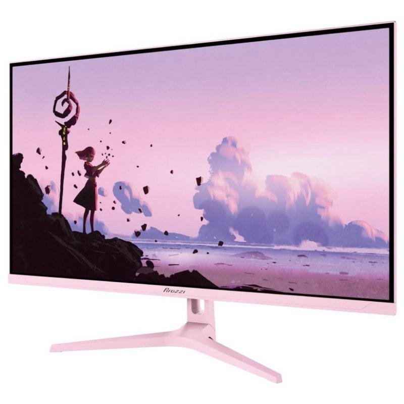 Detalle 2 de Monitor Arozzi Nova 32" QHD 180Hz IPS con Altavoces Integrados Rosa