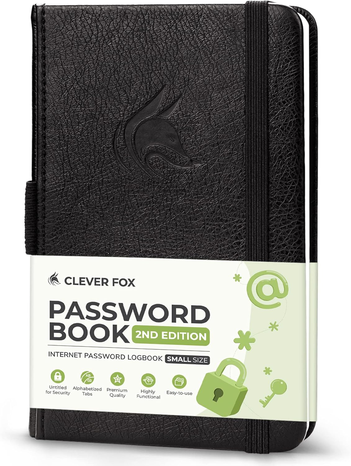 Clever Fox Password Book 8.9x14.2cm