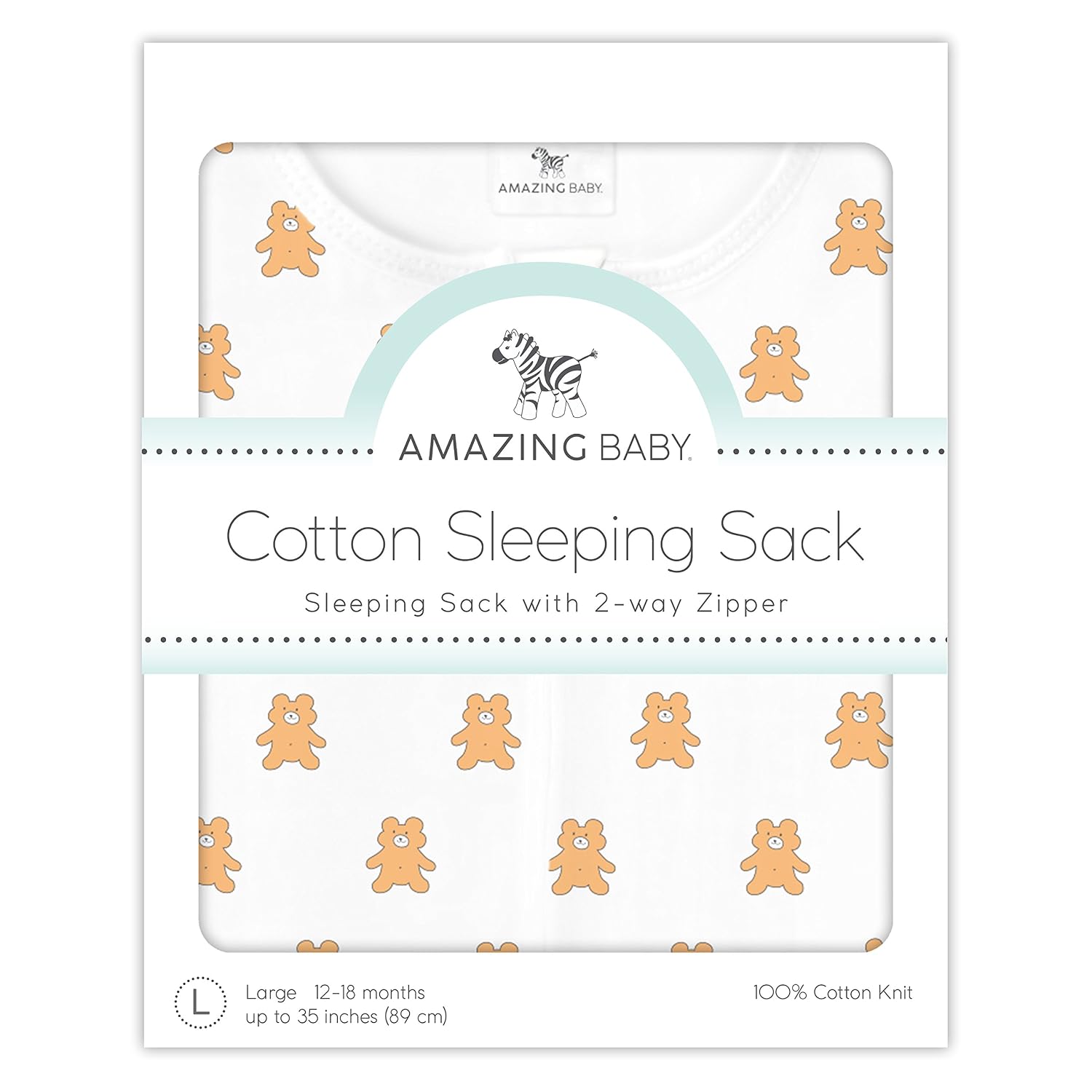Thumbnail 5 de Amazing Baby Cotton Sleeping Sack, Medium