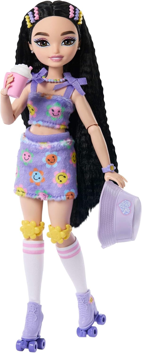 Thumbnail 6 de Barbie Dream Besties Malibu : poupée articulée avec rollers et accessoires maquillage