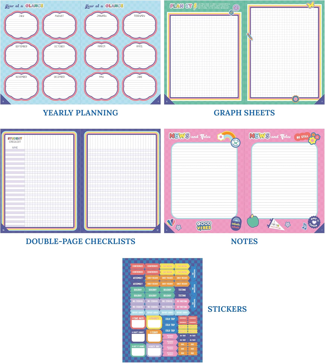 Thumbnail 6 de Carson Dellosa Teacher Planner, 8" x 11