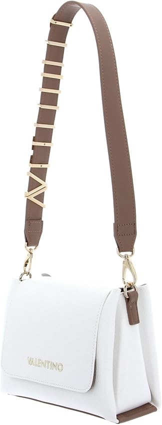 Detalle 2 de Valentino Alexia Satchel Bianco/Cuoio bolso bandolera