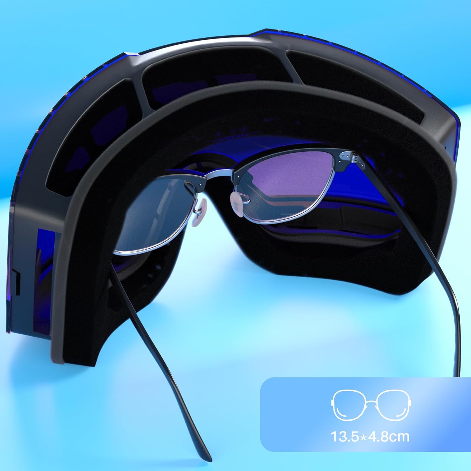 Detalle 1 de tekkapoi FJ028B Skibrille UV400