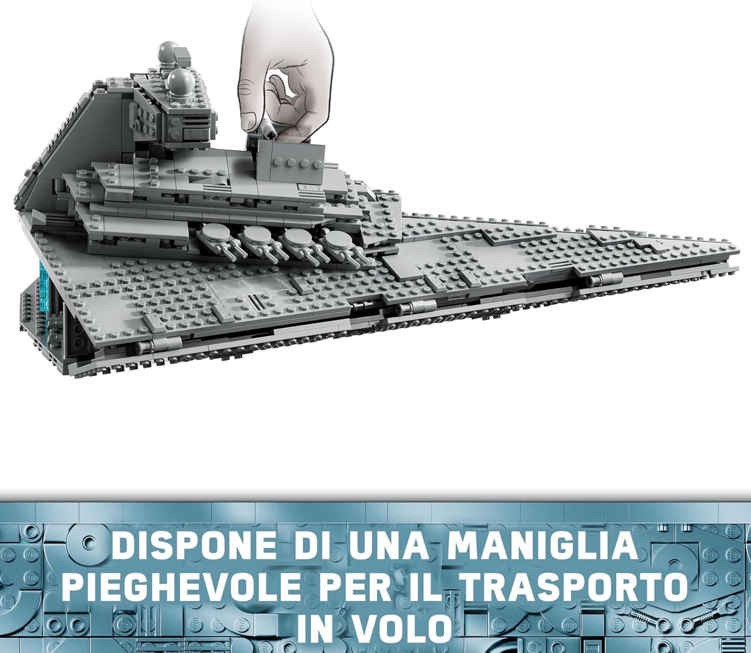 Thumbnail 2 de LEGO Star Wars 75394 Imperial Star Destroyer – Dominio della Galassia con Interni Dettagliati e 7 Minifigure