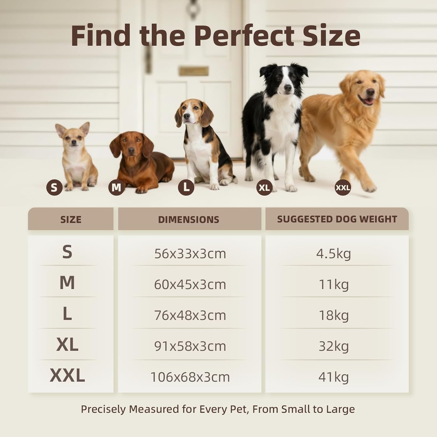 Thumbnail 5 de MORA PETS Medium Dog Crate Bed Mattress 60 x 45cm (star pattern pink) – washable flat crate mat