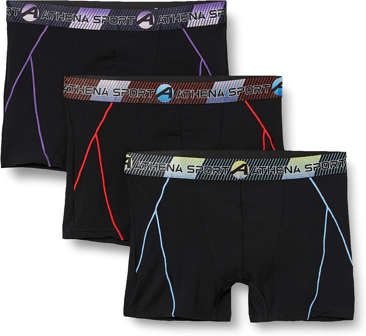 Detalle de Athena Sport Training Dry 3 boxers đ©Č