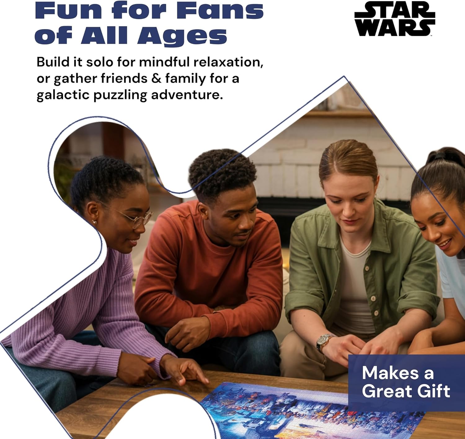 Detalle de Buffalo Games Star Wars: You Were The Chosen One – 2000 Piece Puzzle for Adults