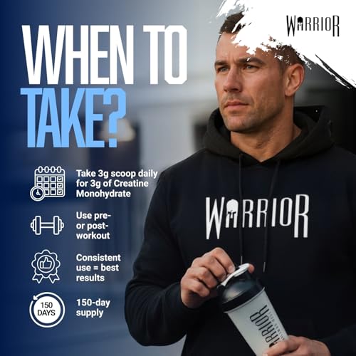 Thumbnail 8 de Warrior Creatine Monohydrate Powder 500g Pure Micronised – Micronised, Vegan & Zero Sugar