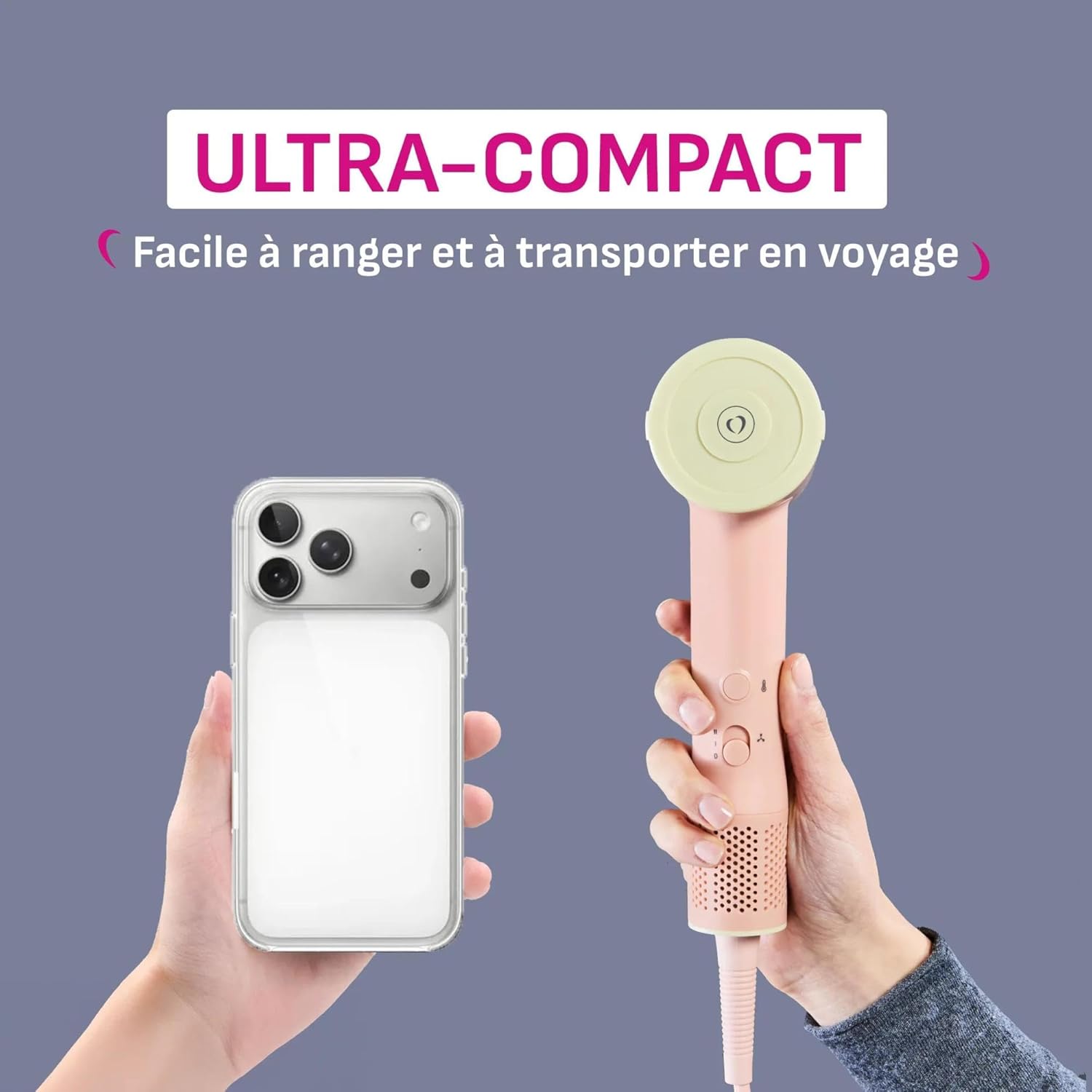 Detalle de Calor Blumia : Sèche-cheveux ultra compact et léger, moteur digital haute vitesse