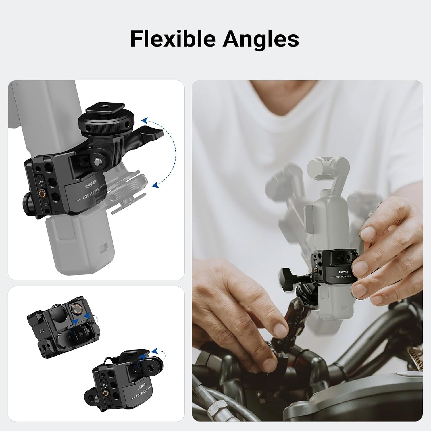 Detalle 2 de NEEWER Gimbal Camera Cage for Xtra Muse & DJI Osmo Pocket 4 (AC069)