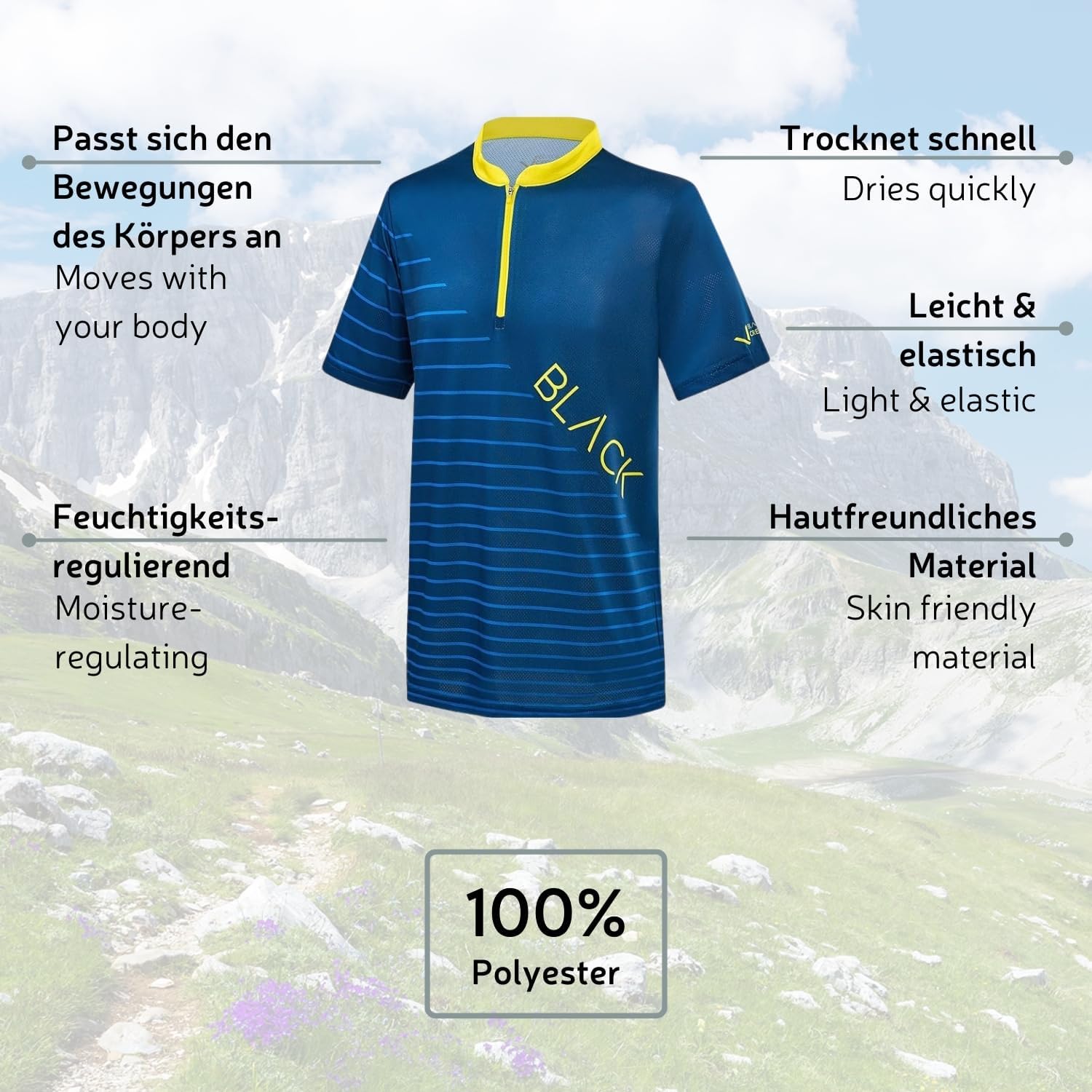 Thumbnail 3 de Black Crevice T-Shirt da MTB da Uomo – Comfort, traspirabilità e stile per il ciclismo