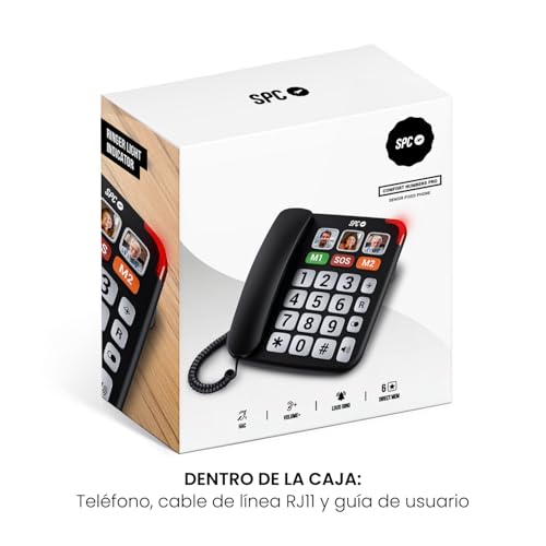 Thumbnail 6 de SPC Comfort Numbers Pro teléfono fijo 95dB