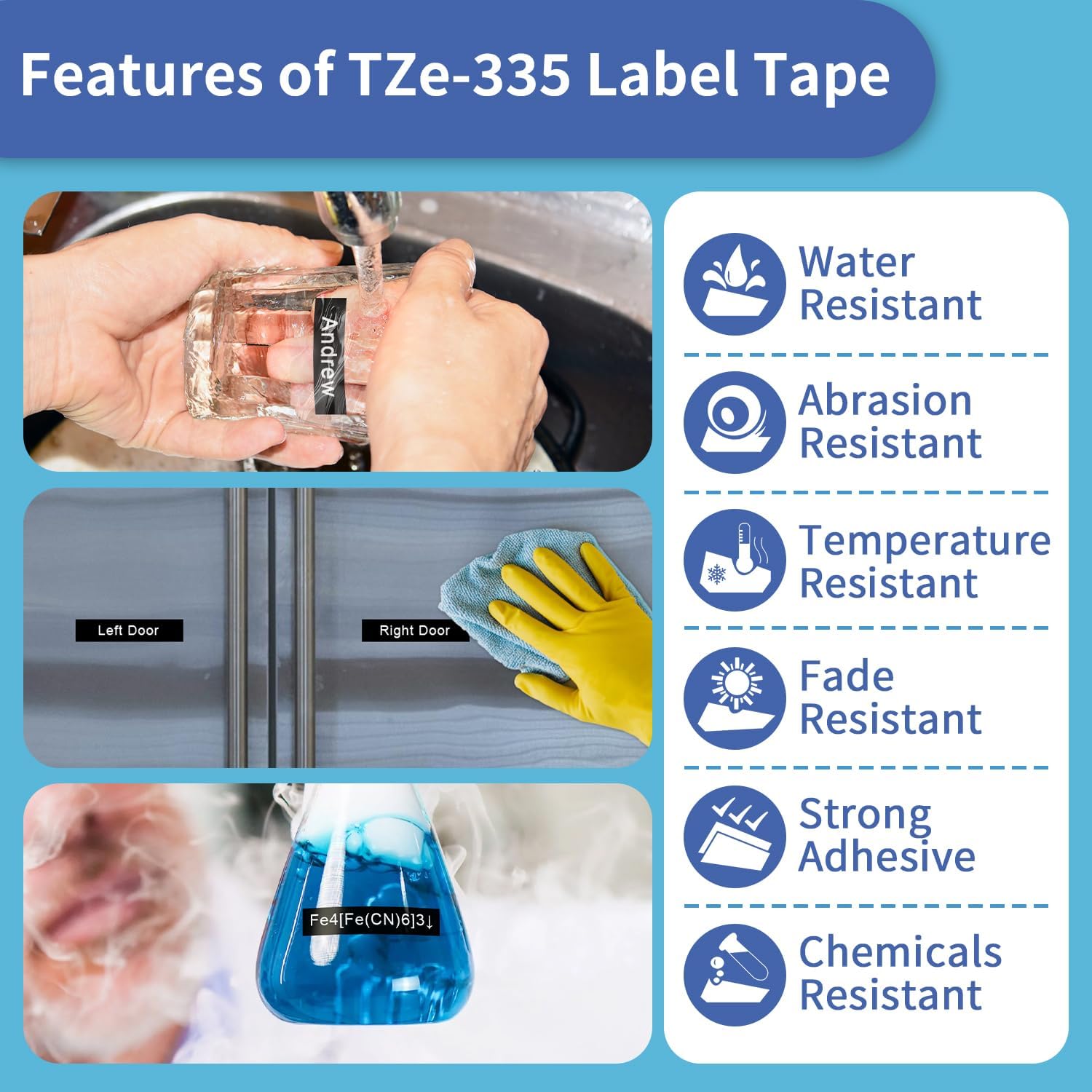 Thumbnail 4 de COLORWING TZe-335 12mm Schriftband