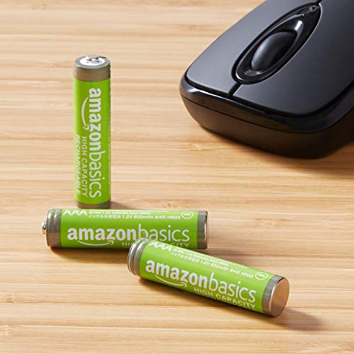 Thumbnail 5 de Amazon Basics Confezione da 12 batterie AAA NiMH ricaricabili 850 mAh – precaricate e riciclabili