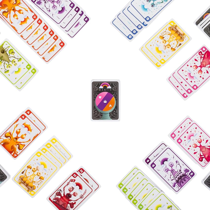Detalle 2 de Exploding Kittens Mantis, Juego de Cartas para Toda la Familia 🐾