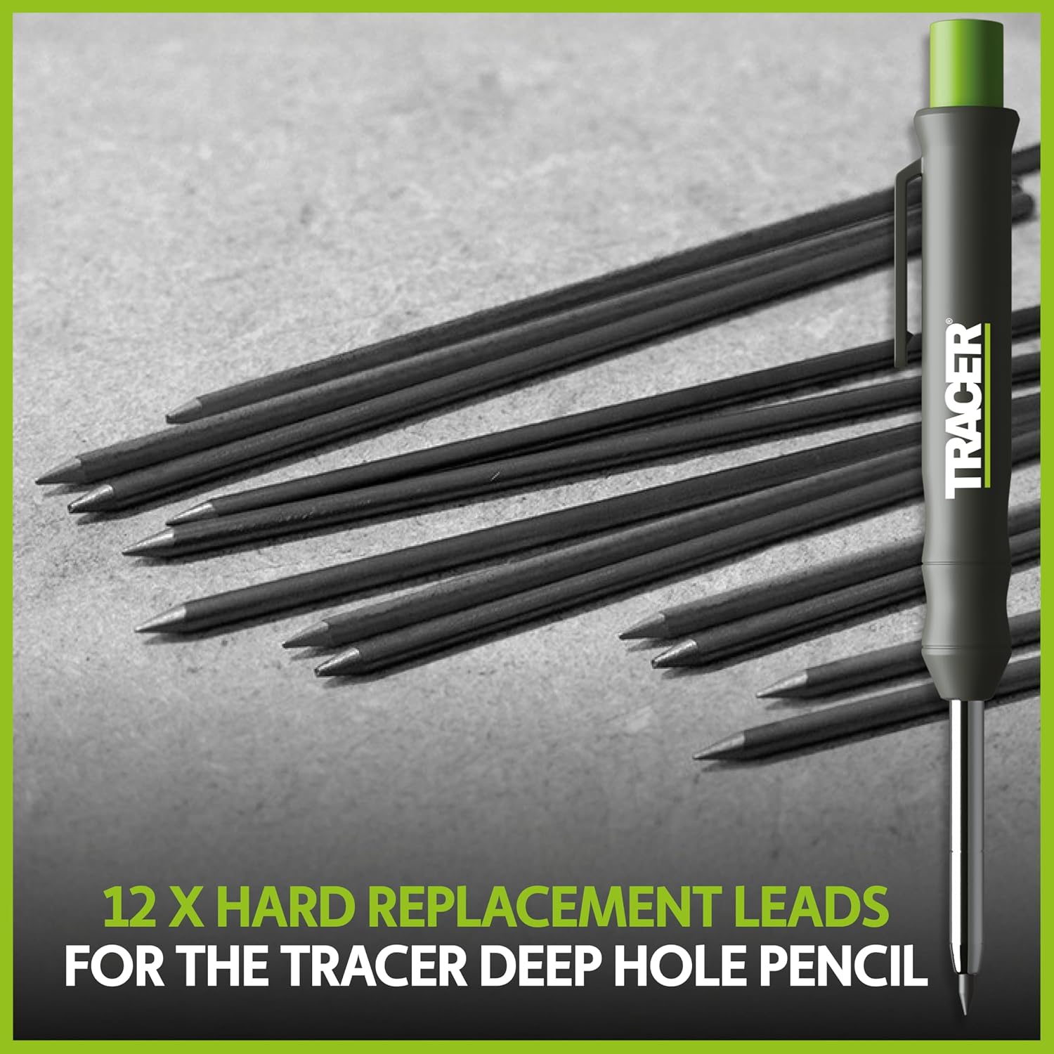 Thumbnail 2 de Tracer 2H Hard Replacement Leads – Pack of 12 (2.8mm) for Deep Hole Pencils