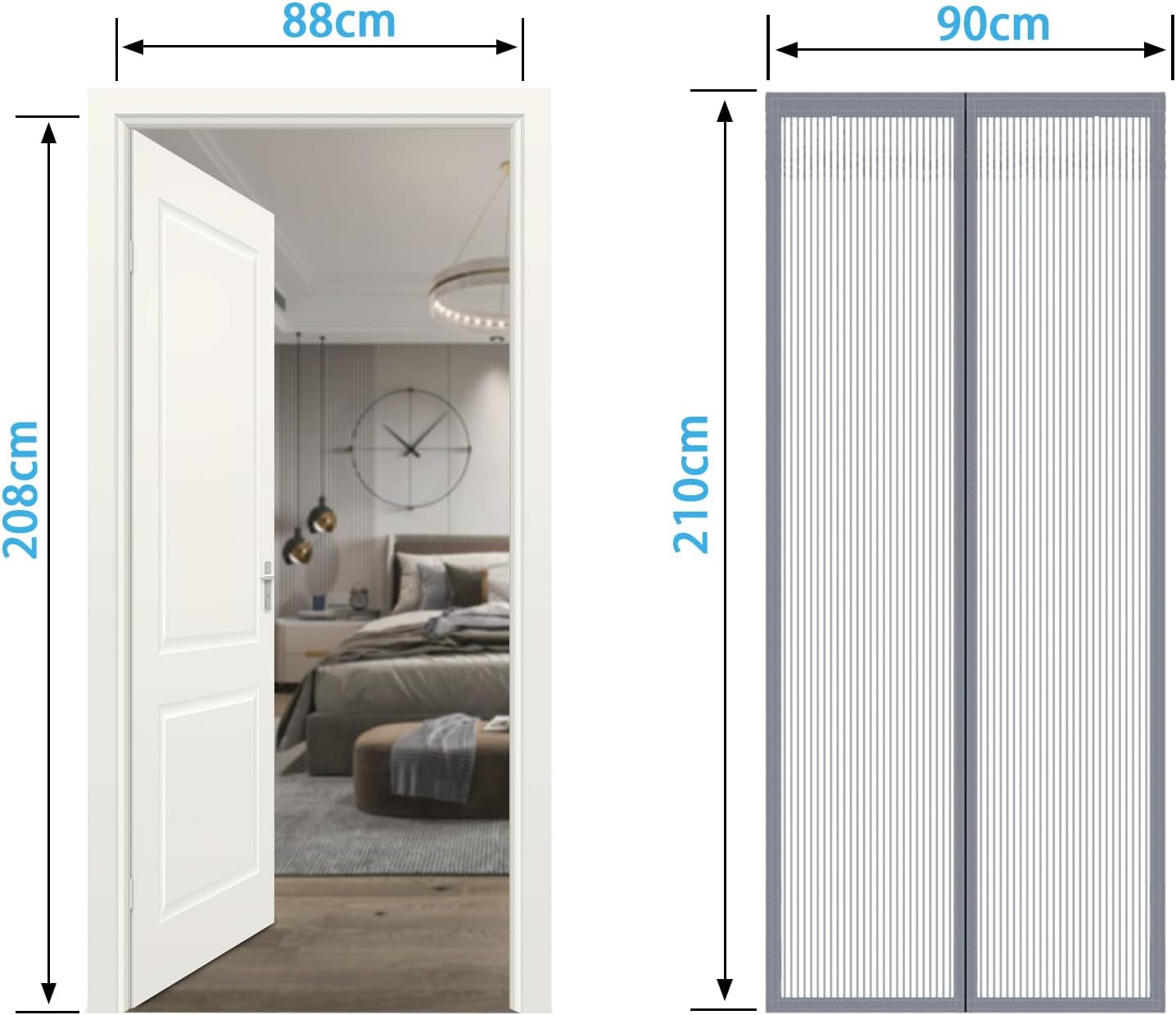 Thumbnail 2 de RnCop Magnetic Screen Door fits 90×210cm
