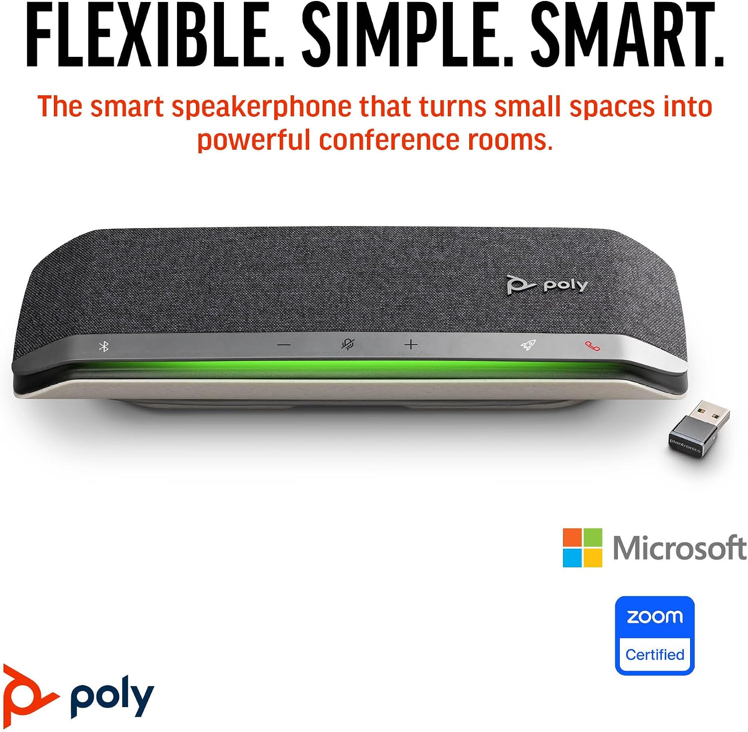 Detalle 2 de POLY Sync 40+ haut-parleur intelligent 30 heures