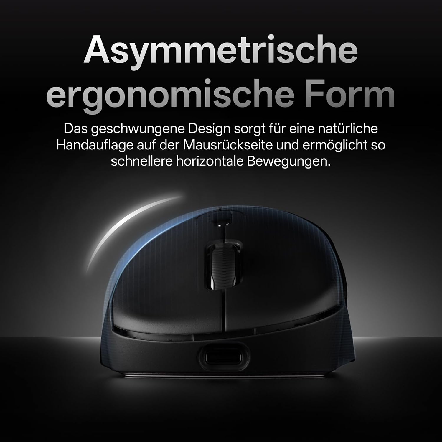 Detalle de Rapoo VT3 MAX Gen-2 Gaming Maus Kabellose – Ultralight 53 g, 10 Tasten, 8K Wireless-Polling
